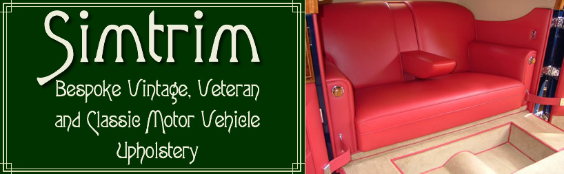 Simtrim - Bespoke Vintage, veteran and Classic Motor Vehicle upholstery